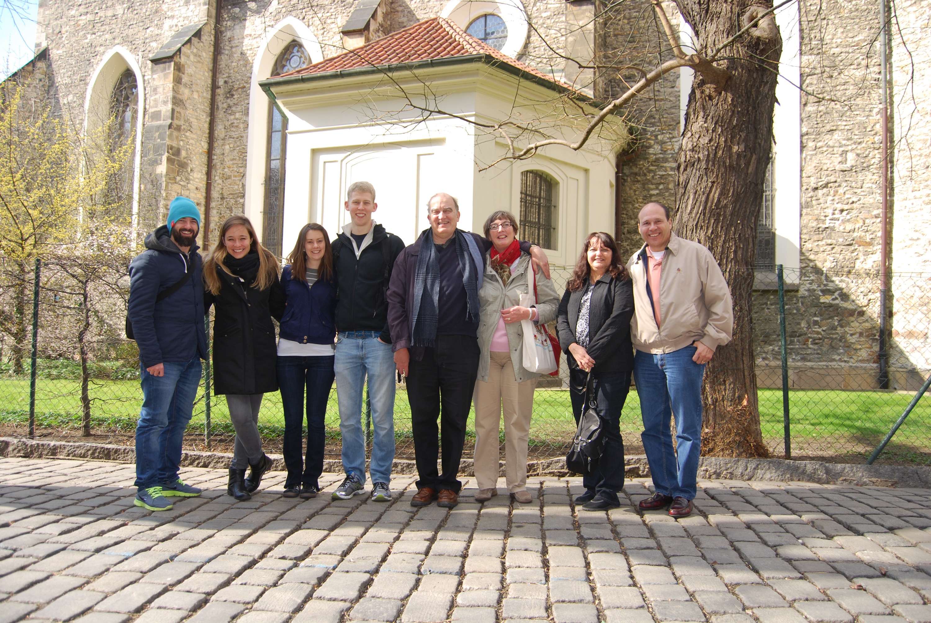 Our merry band of foodies on our Eating Prague Tour