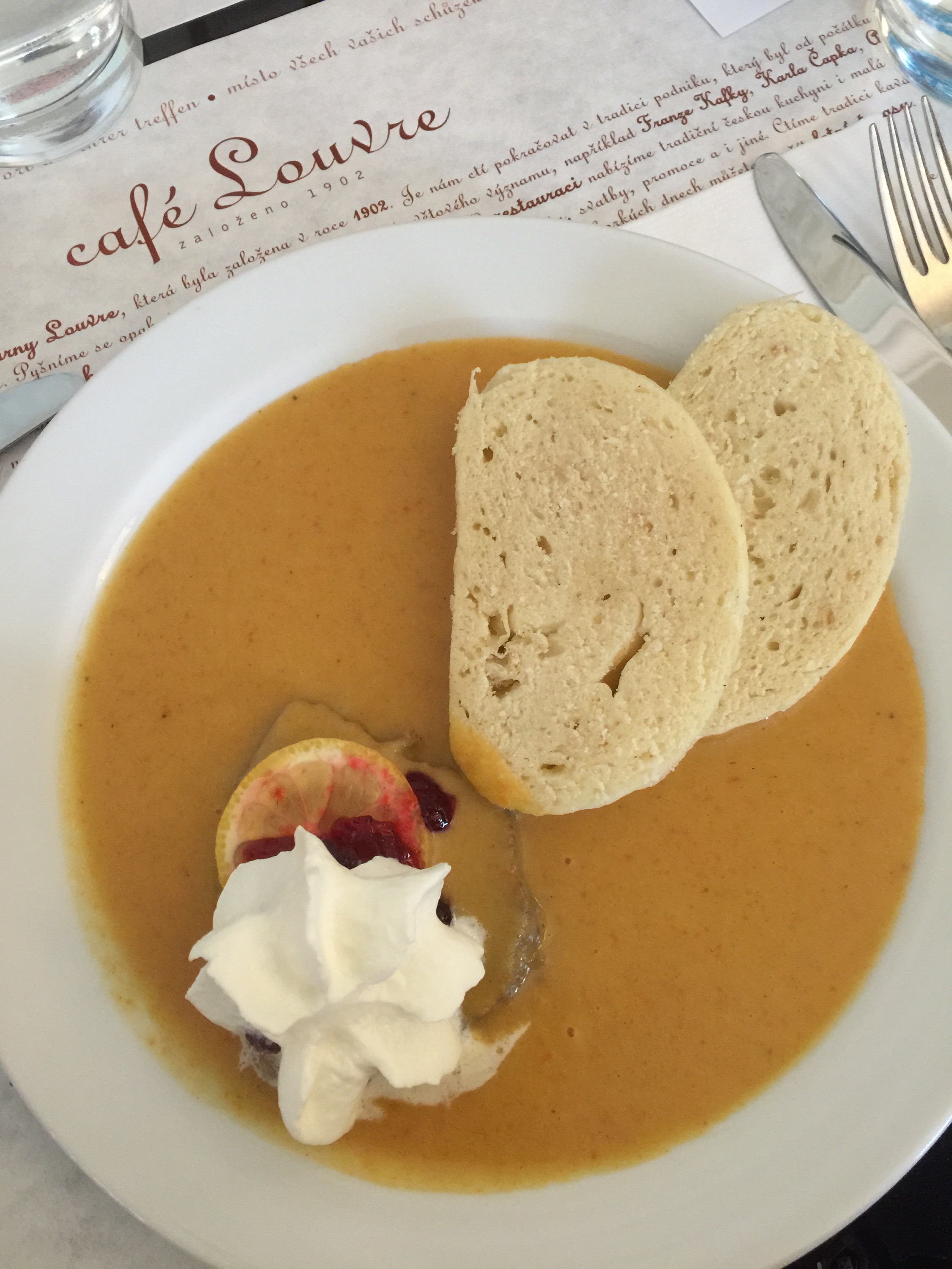 Cafe Louvre's Svickova: Braised Beef in Prague at PieLadyLife.com