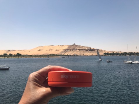 Sailing on the Nile River in Egypt